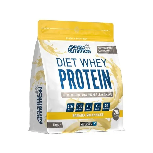 Applied Nutrition - Odżywka Białkowa, Diet Whey, Banana Milkshake, Proszek, 1000g