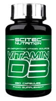 SciTec - Vitamin D3, 500 IU, 250 capsules
