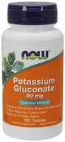 NOW Foods - Potassium Gluconate, Potassium Gluconate, 99mg, 100 Tablets