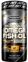 MuscleTech - Platinum 100% Omega Fish Oil, 100 Softgeles