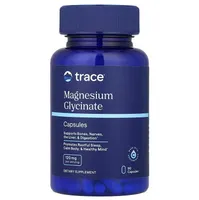 Trace Minerals - Glicynian Magnezu, 120mg, 90 kapsułek