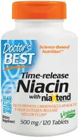 Doctor's Best - Niacyna z niaXtend, 500mg, 120 tabletek
