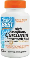 Doctor's Best - Turmeric Root Extract + BioPerine, 500mg, 120 Capsules