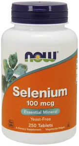 NOW Foods - Selen, 100mcg, 250 tabletek