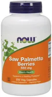 ﻿NOW Foods - Saw Palmetto Berries, Palma Sabałowa, 550mg, 250 vkaps