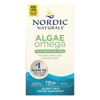 Nordic Naturals - Algae Omega, 715mg, Omega 3, EPA, DHA,  120 kapsułek miękkich