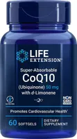 Life Extension - Super-Wchłanialny CoQ10 (ubichinon) z D-Limonenem, 100mg, 60 kapsułek miękkich 