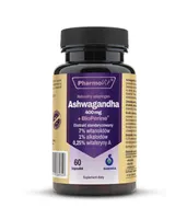 PharmoVit - Ashwagandha 400mg + BioPerine, 60 kapsułek 