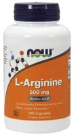 NOW Foods - L-Arginine, 500mg, 100 Capsules