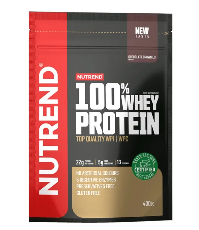 Nutrend - Odżywka Białkowa 100% Whey Protein, Chocolate Brownies, Proszek 400g