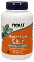 NOW Foods - Cytrynian Magnezu, Magnesium Citrate, 90 kapsułek miękkich
