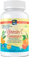 Nordic Naturals - Vitamin C, Vitamin C Gummies, 250mg, Tangerine, 120 Gummies