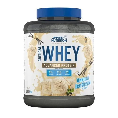 Applied Nutrition - Białko, Critical Whey, Lody Waniliowe, Proszek 2000g