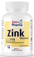 Zein Pharma - Zinc, Glycinate, Zinc Glycinate, 15mg, 120 capsules
