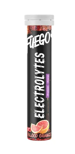 Fuego - Elektrolity, Pomarańcza, 20 tabletek musujących