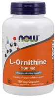 NOW Foods - Ornithine, L-Ornithine, 500 mg, 120 vkaps