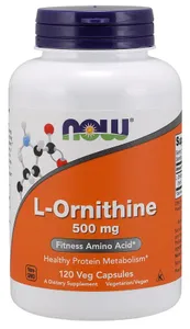 ﻿NOW Foods - Ornityna, L-Ornithine, 500 mg, 120 vkaps