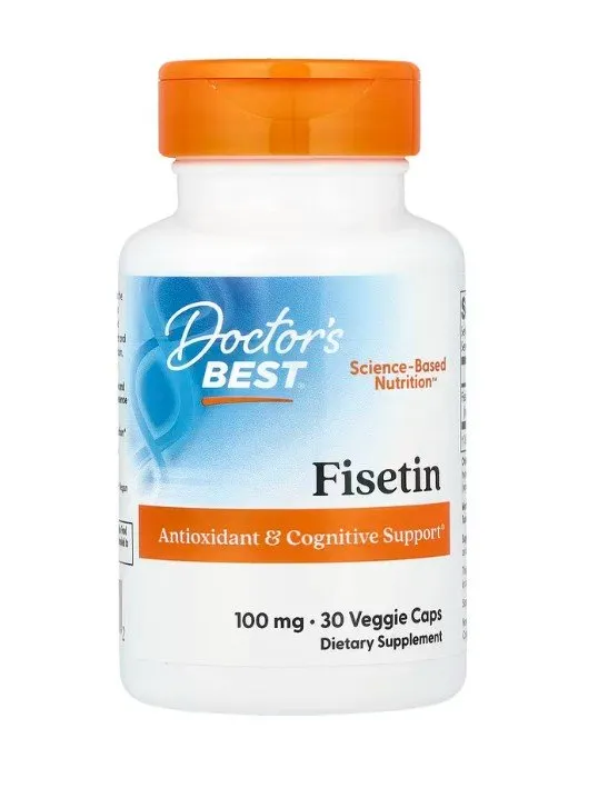 Doctor's Best - Fisetin + Novusetin, 100mg, 30 vkaps