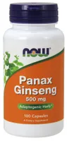 NOW Foods - Ginseng, Panax Ginseng, 500mg, 100 Capsules