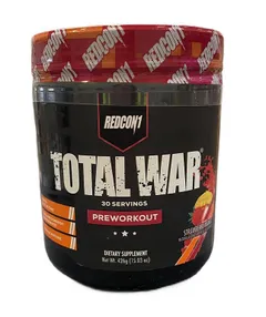 Redcon1 - Total War Pre-Workout Supplement, Strawberry Mango, Powder, 426g