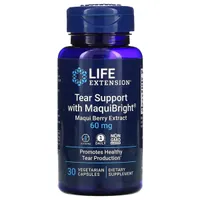 Life Extension - Tear Support with MaquiBright (Maqui Berry Extract), 60mg, 30 vkaps