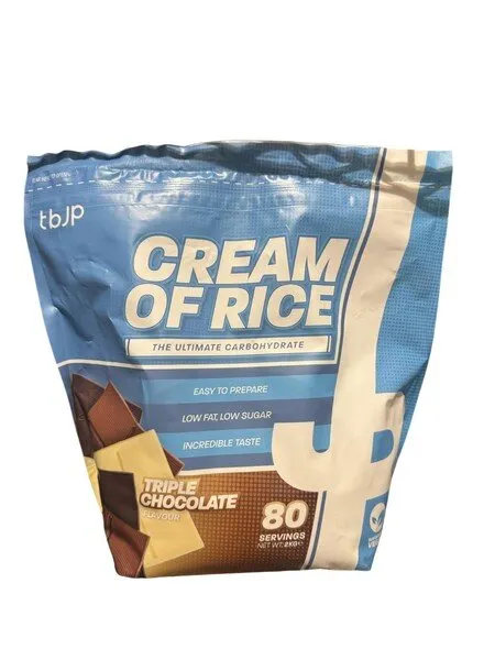 Trained by JP - Kleik Ryżowy, Cream of Rice, Triple Chocolate, Proszek, 2000g