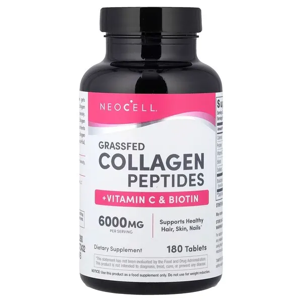 NeoCell - Kolagen + Witamina C & Biotyna, 180 tabletek