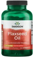 Swanson - Linseed Oil, 1000 mg, 100 Softgeles