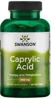 Swanson - Caprylic Acid, 600mg, 60 Softgeles
