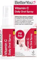 BtterYou - Vitamin C Daily Oral Spray, Cherry and Pomegranate, 50 ml
