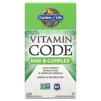 Garden of Life - Vitamin Code RAW B, Vitamin B Complex, 120 capsules