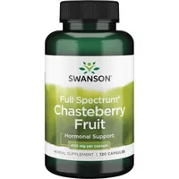 Swanson - Chasteberry Fruit, 400mg, 120 Capsules