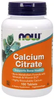 NOW Foods - Calcium Citrate and Vitamin D2, 100 tablets