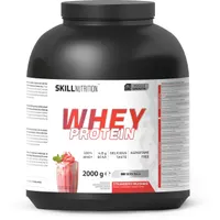 Skill Nutrition - Whey Protein, Koncentrat Białka Serwatkowego, Strawberry Milkshake, 2000g