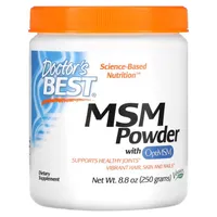 Doctor's Best - MSM with OptiMSM, Vegan, Powder, 250g