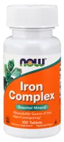 NOW Foods - Iron, Iron Complex, 100 Tablets