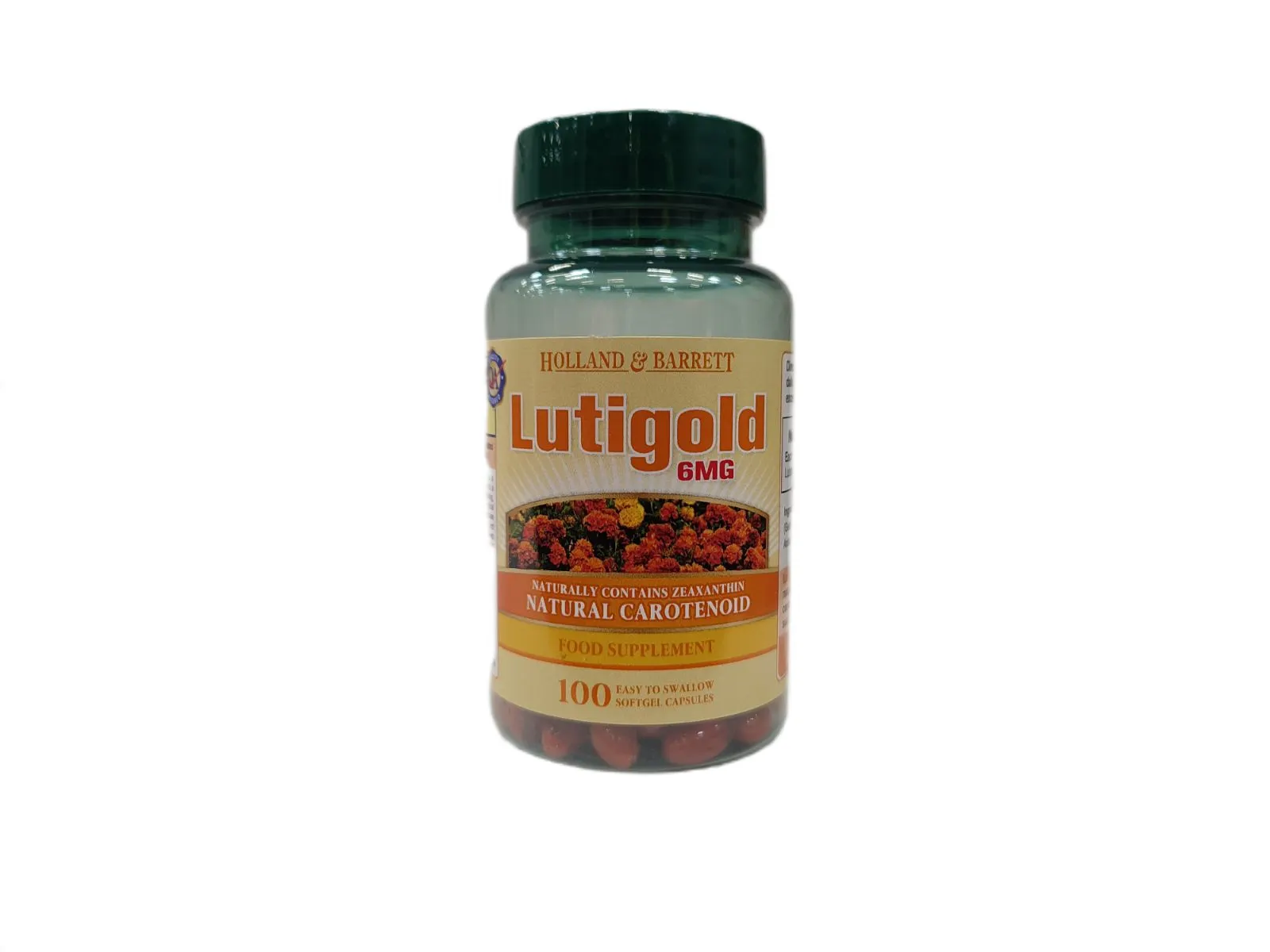 Holland & Barrett - Luteina, 6mg, 100 kapsułek