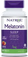 Natrol - Melatonina Szybko Rozpuszczalna, 1mg, 90 tabletek