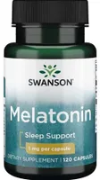 Swanson - Melatonina, 1mg, 120 kapsułek