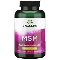 Swanson - MSM, 1,000mg, 120 capsules