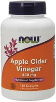 NOW Foods - Apple Cider Vinegar, Apple Cider Vinegar, 450 mg, 180 Capsules
