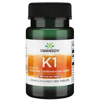 Swanson - Vitamin K-1, 100mcg, 100 tablets