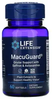 Life Extension - Wsparcie Oczu MacuGuard z Szafranem i Astaksantyną, 60 kapsułek miękkich