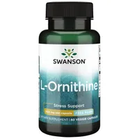 Swanson - L-Ornithine, Amino Acid, 500mg, 60 vkaps
