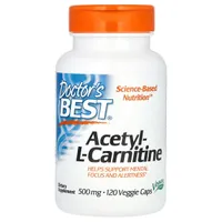 Doctor's Best - Acetyl L-Karnityna + Biosint Carnitines, 500mg, 120 kapsułek