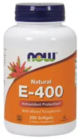 NOW Foods - Vitamin E-400, Natural, Mixed Tocopherols, 250 Softgeles