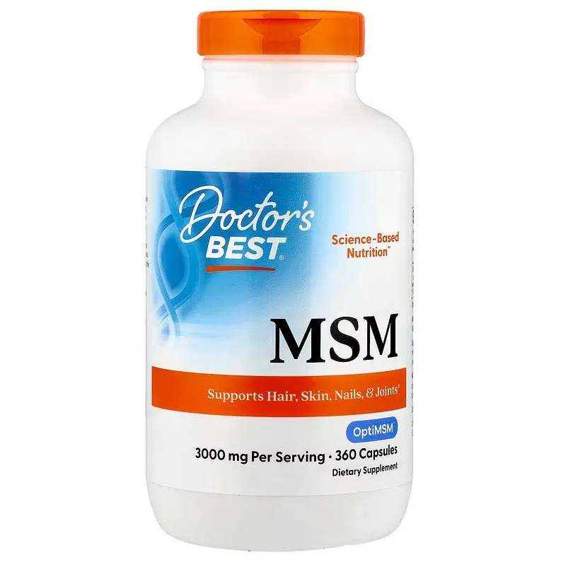 Doctor's Best - MSM z OptiMSM, 1000mg, 360 kapsułek