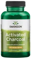 Swanson - Activated Carbon, 260 mg, 120 capsules