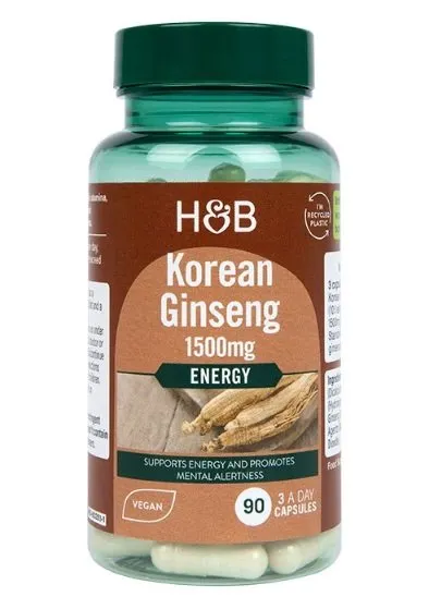Holland & Barrett - Korean Ginseng, 150mg - 90 vkaps