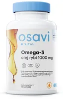Osavi - Omega 3 Olej Rybi, 1000mg, Cytryna, 60 kapsułek miękkich